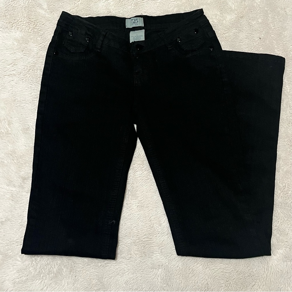 725 Originals Black Straight Leg Jeans